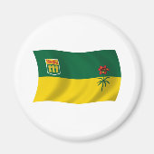 Saskatchewan Flag Magnet (Voorkant)