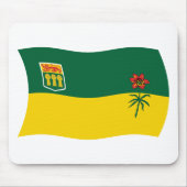 Saskatchewan Flag Mousepad Muismat (Voorkant)