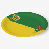 Saskatchewan Flag Papieren Bordje (Gekanteld)