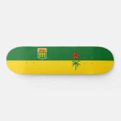 Saskatchewan Flag Persoonlijk Skateboard (Horizontaal)