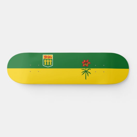 Saskatchewan Flag Persoonlijk Skateboard (Horizontaal)