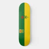 Saskatchewan Flag Persoonlijk Skateboard (Voorkant)