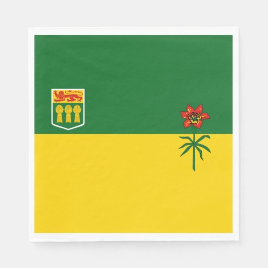 Saskatchewan Flag Servet (Voorkant)