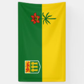Saskatchewan Flag Spandoek (Verticaal)