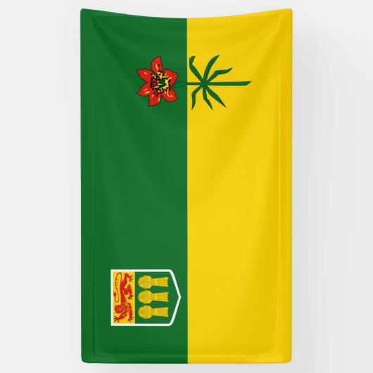 Saskatchewan Flag Spandoek (Verticaal)
