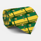 Saskatchewan Flag Stropdas (Opgerold)