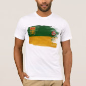 Saskatchewan Flag T-Shirt (Voorkant)