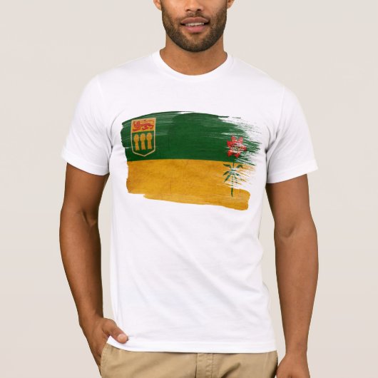 Saskatchewan Flag T-Shirt (Voorkant)