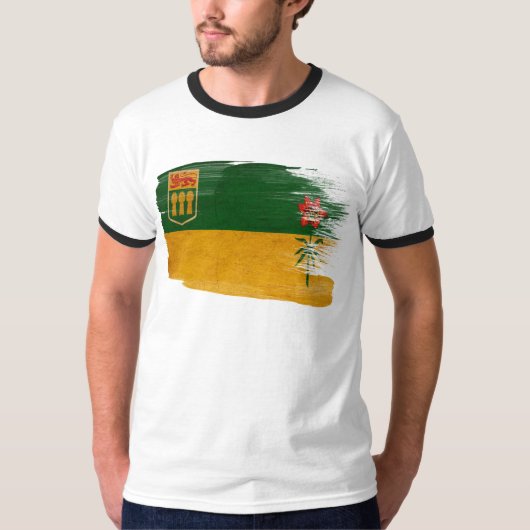 Saskatchewan Flag T-shirt (Voorkant)