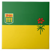 Saskatchewan Flag Tegeltje (Voorkant)