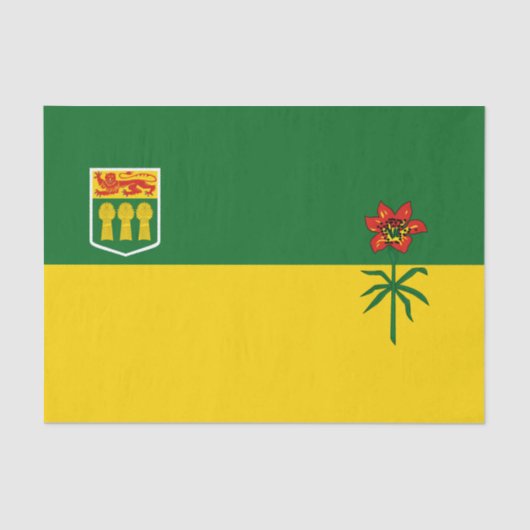Saskatchewan Flag Tissuepapier (Voorkant)