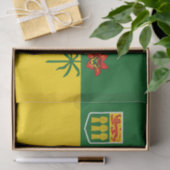 Saskatchewan Flag Tissuepapier (Geschenk)
