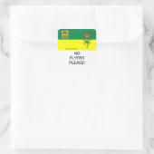 Saskatchewan Geen Flyers Gelieve Mail Box Sticker (Tas)