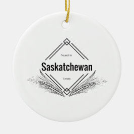 Saskatchewan - Gevonden in Saskatchewan Keramisch Ornament