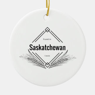 Saskatchewan - Gevonden in Saskatchewan Keramisch Ornament