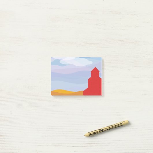 Saskatchewan Grain Elevator Post-it® Notes (Op bureau)