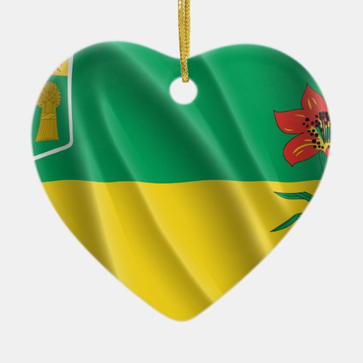 SASKATCHEWAN KERAMISCH ORNAMENT (Voorkant)