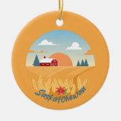  Saskatchewan Keramisch Ornament (Voorkant)