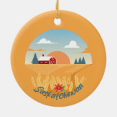  Saskatchewan Keramisch Ornament (Achterkant)