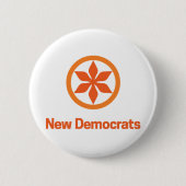 Saskatchewan Nieuwe Democraten NDP Logo Ronde Button 5,7 Cm (Voorkant)