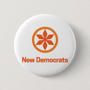 Saskatchewan Nieuwe Democraten NDP Logo Ronde Button 5,7 Cm