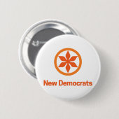 Saskatchewan Nieuwe Democraten NDP Logo Ronde Button 5,7 Cm (Voorkant /achterkant)