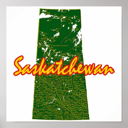 Saskatchewan Poster (Voorkant)