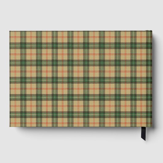 Saskatchewan Provincial Tartan Golden Wedding Gastenboek (Achterkant)
