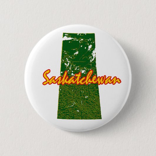 Saskatchewan Ronde Button 5,7 Cm (Voorkant)