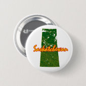 Saskatchewan Ronde Button 5,7 Cm (Voorkant /achterkant)