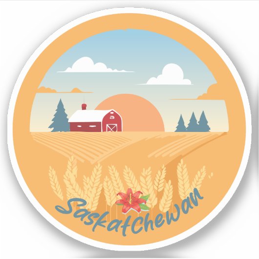  Saskatchewan Sticker (Voorkant)