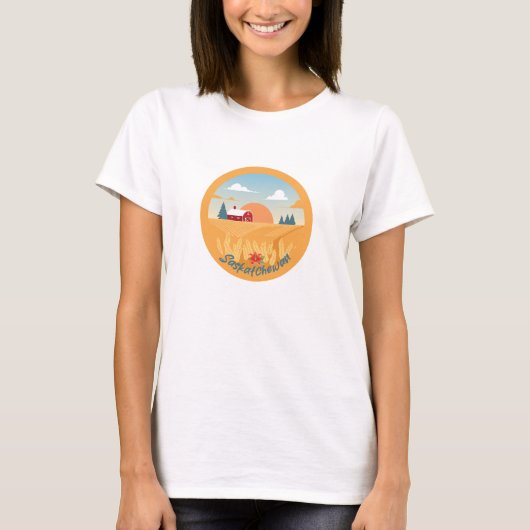  Saskatchewan T-shirt (Voorkant)
