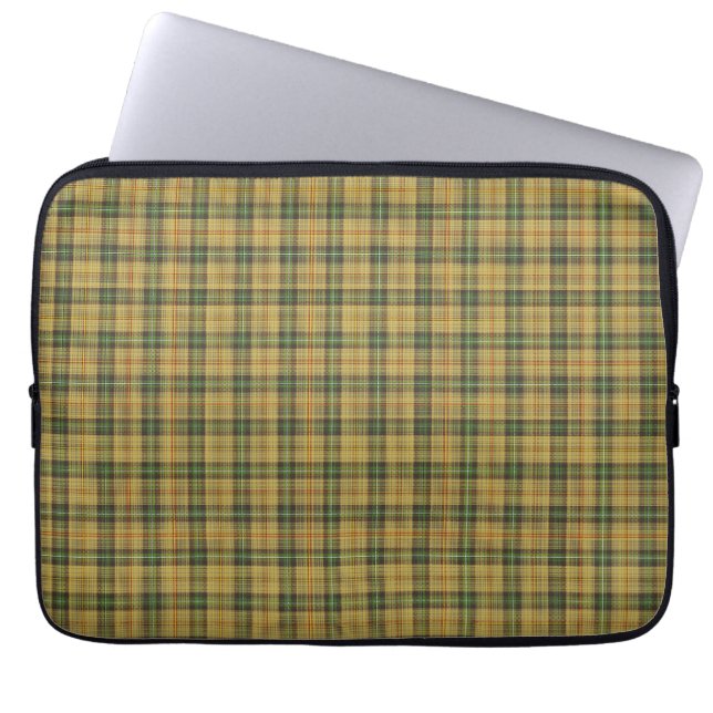 Saskatchewan tartan laptop sleeve (Voorkant)