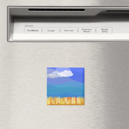 Saskatchewan tarwekunst magneet (Insitu (Vaatwasser))