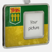 Saskatchewan Verzilverd Omlijst Ornament (Rechts)
