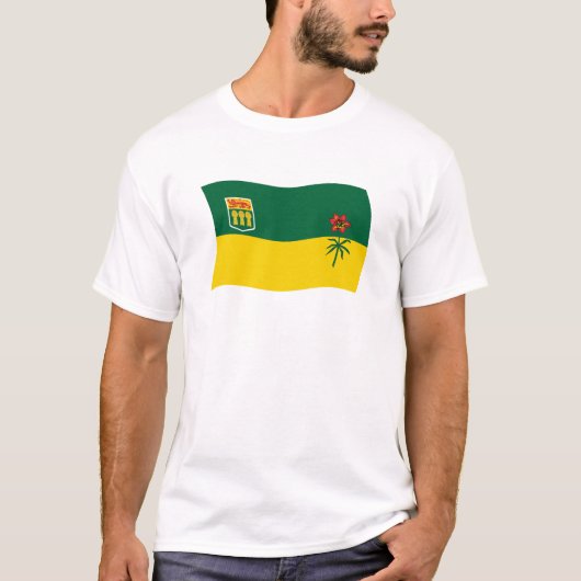 Saskatchewan Vlag Shirt (Voorkant)