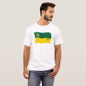 Saskatchewan Vlag Shirt (Voorkant volledig)