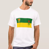 Saskatchewan-vlagafbeelding T-shirt (Voorkant)