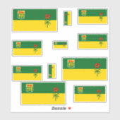 Saskatchewan Vlaggen Grafisch Sticker (Vel)