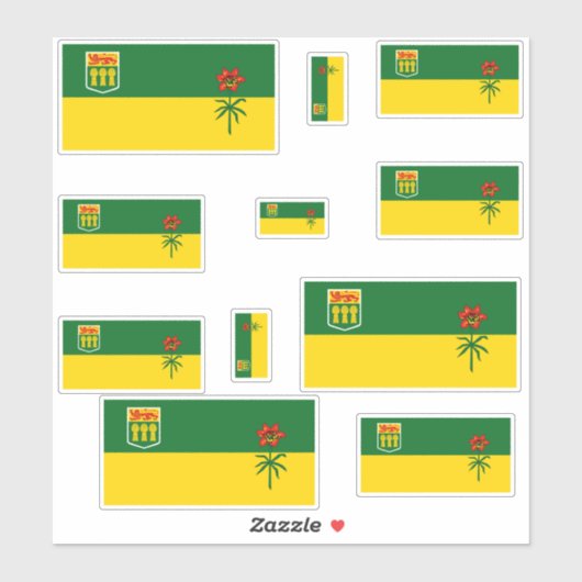 Saskatchewan Vlaggen Grafisch Sticker (Vel)