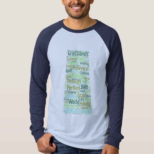 Saskatchewan word shirt (Voorkant)