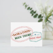 Saskatoon Been deed dat Briefkaart (Staand voorkant)