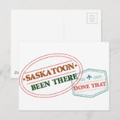 Saskatoon Been deed dat Briefkaart (Voorkant / Achterkant)