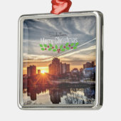 Saskatoon Cityscape Metalen Ornament (Links)