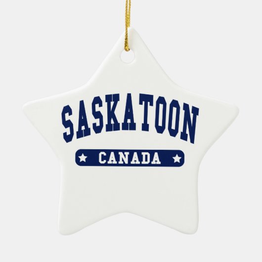 Saskatoon Keramisch Ornament (Voorkant)