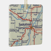 Saskatoon Map Keramisch Ornament (Rechts)