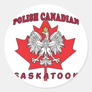 Saskatoon Pools Canadees Blad Ronde Sticker