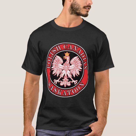 Saskatoon Poolse Canadese adelaar T-shirt (Voorkant)
