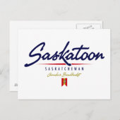Saskatoon Script Briefkaart (Voorkant / Achterkant)