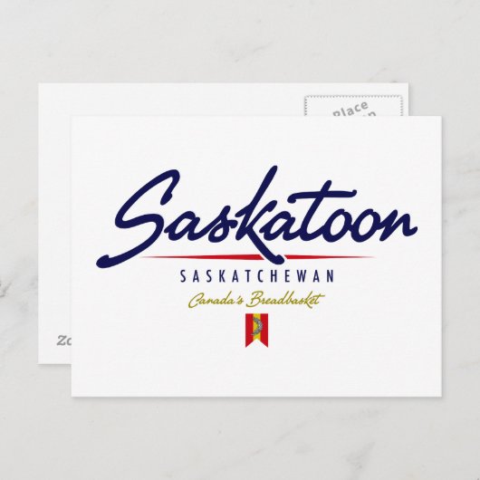 Saskatoon Script Briefkaart (Voorkant / Achterkant)